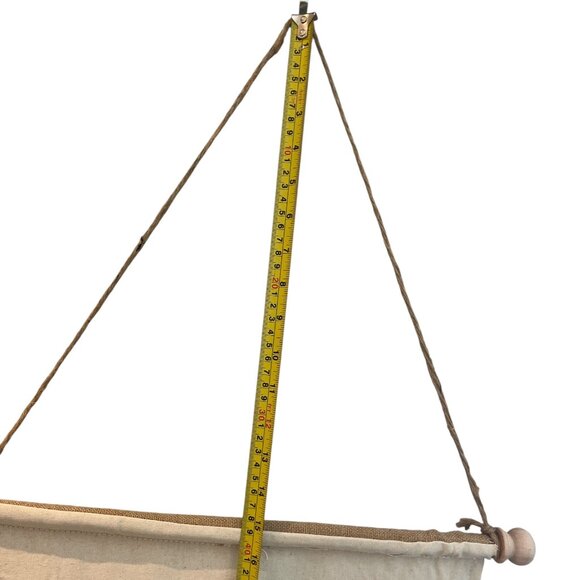 EVER THINE HOME Easter Rustic Burlap Banner Double Sided 'He is Risen' - Picture 9 of 12